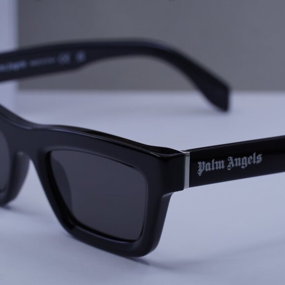 Palm Angels PERI108 MELROSE 1007 Cat Eye Sunglasses - Black/Grey